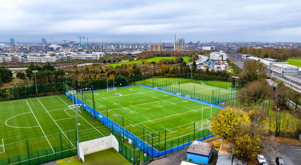 Clontarf pitch Aerial shot 